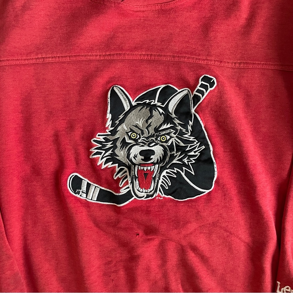 Vintage 90s Chicago Wolves Lee Sport Sweatshirt Crewneck / Size XL - Picture 3 of 8